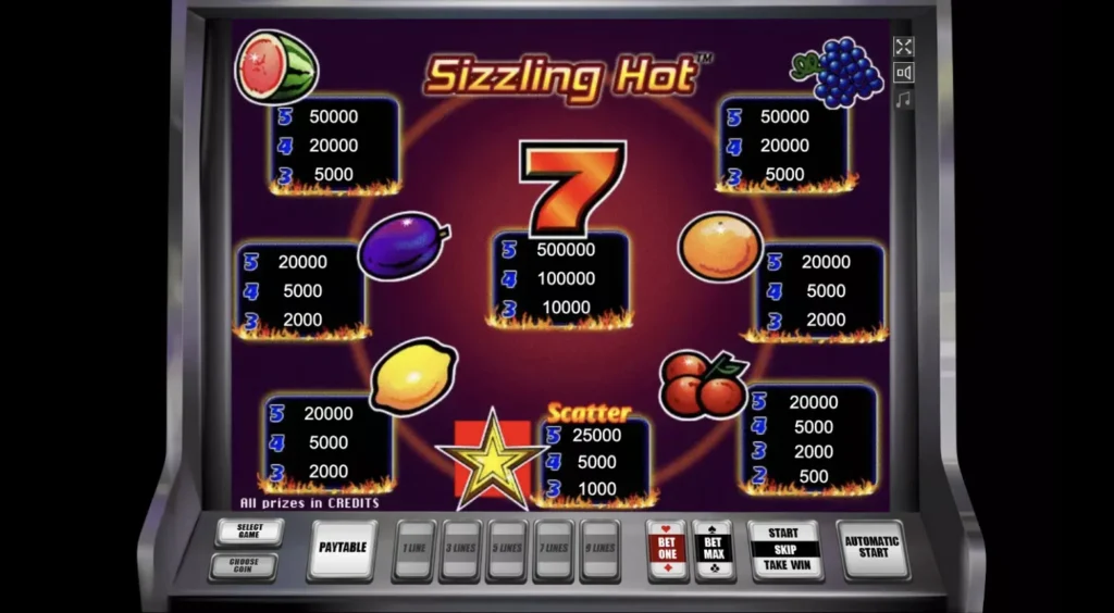 Sizzling hot 8 play online
